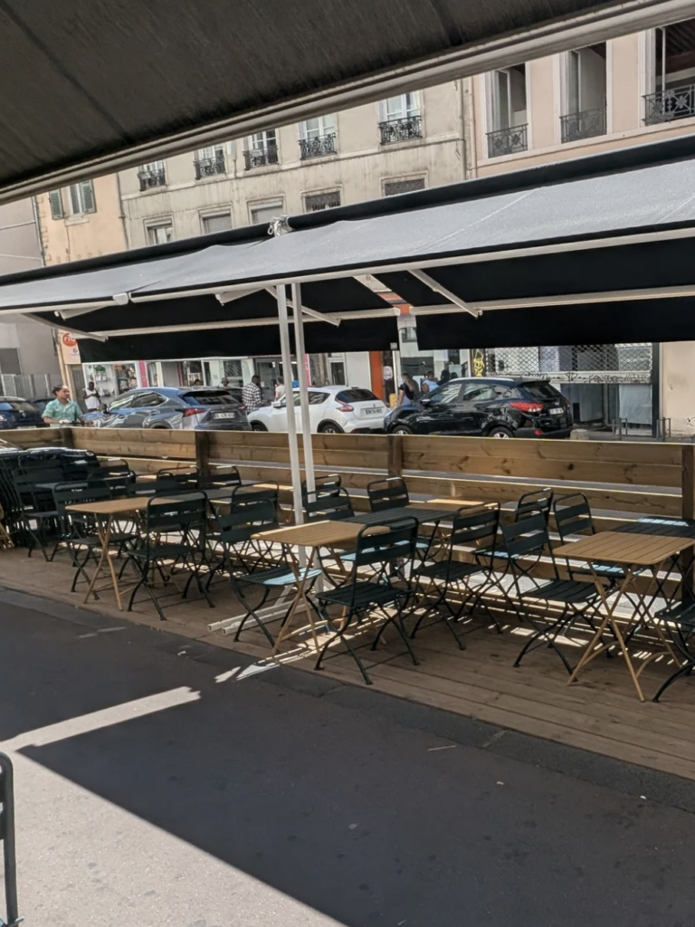 Terrasse restaurant Slice-Prestations événementielles